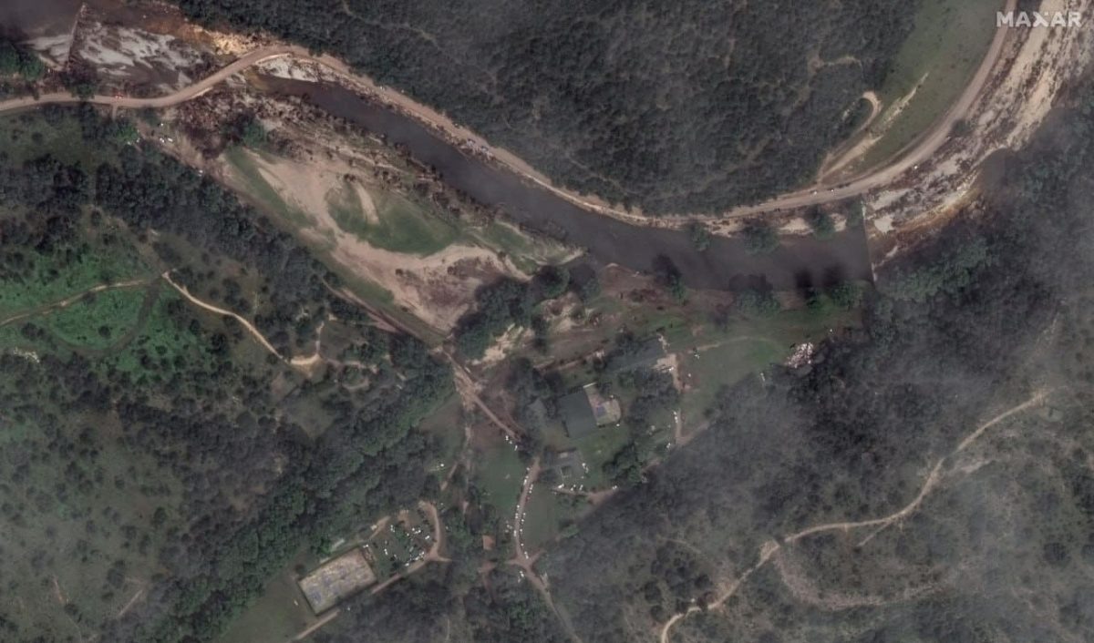     Лагерь «Мистик» 8 июля 2025 года / © Maxar Technologies