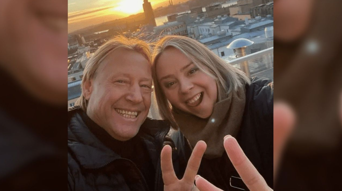 Дмитрий Харатьян с дочерью Александрой