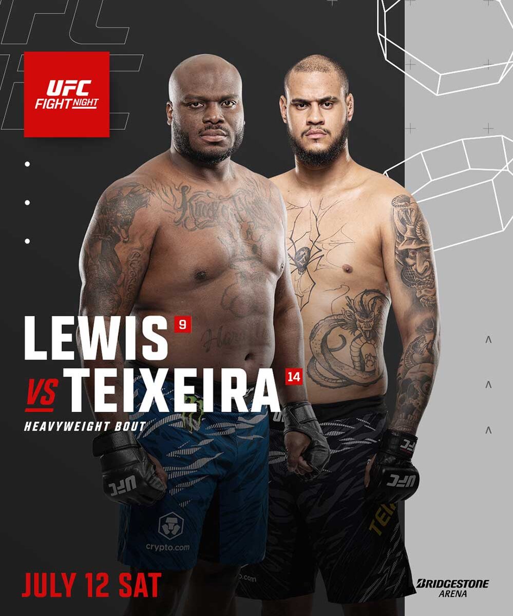     Постер боя Льюис – Тейшейра