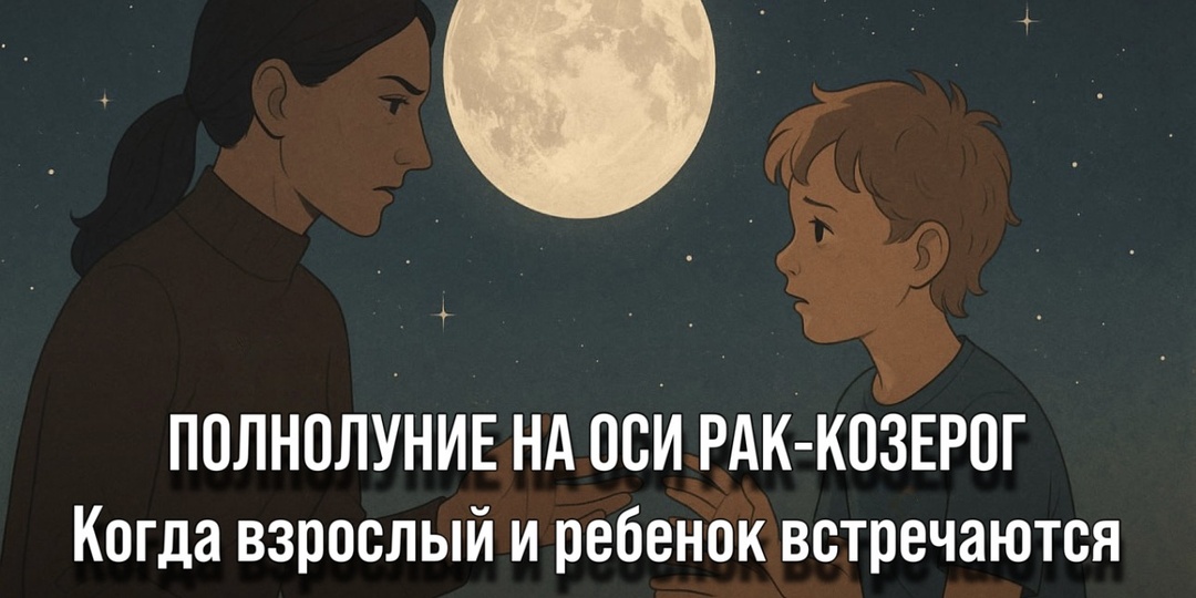 Полнолуние в оси Рак — Козерог: когда взрослый и ребёнок встречаются