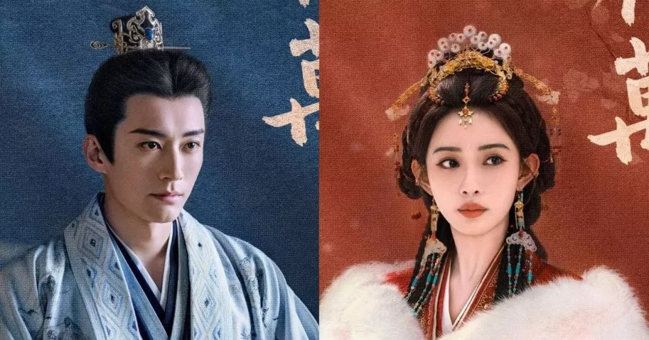 Цветы персика, покорившие мир. Главные герои в исполнении Лю Сюэи и Мэн Дзи И