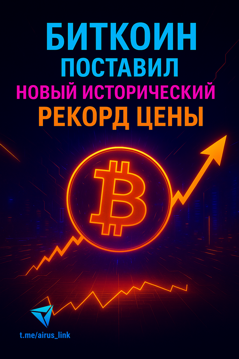 Биткоин бьёт рекорды: капитализация превысила $2,2 трлн!