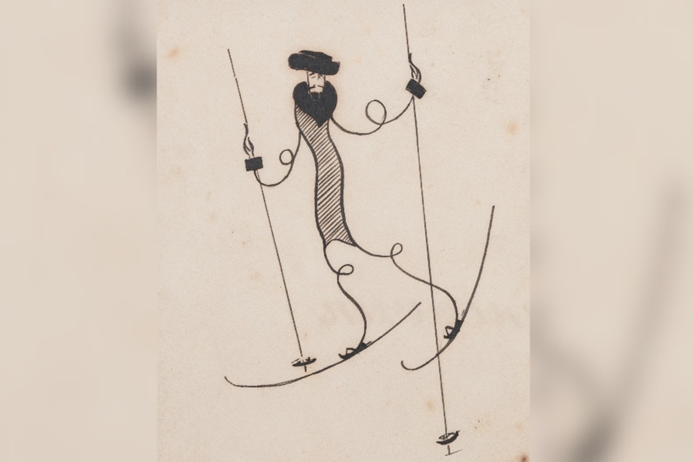    В Московском музее современного искусства - автопародия Клюна 1908 г / Предоставлено Фондом Клюна