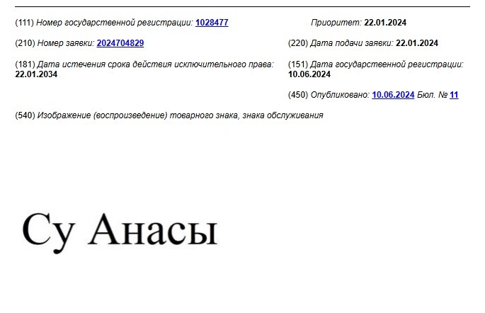 Товарный знак РФ № 1028477