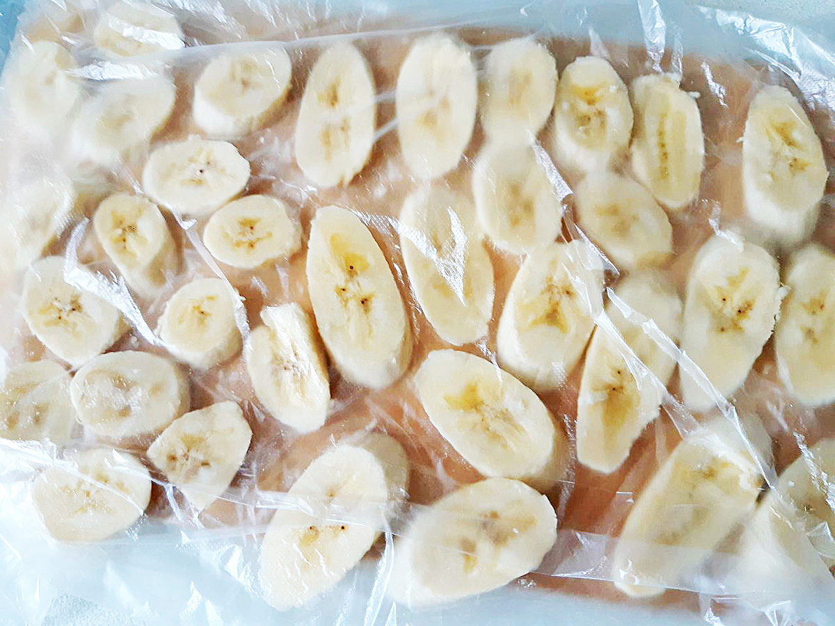 Замораживаю бананы