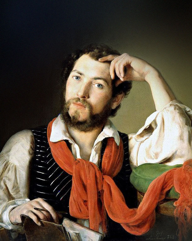 Иоганн Баптист Райтер. Автопортрет.