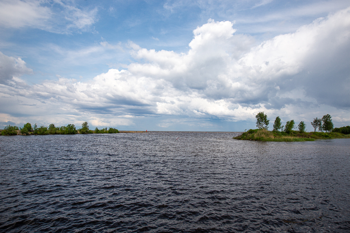 Белое озеро - 7-е озеро Европы по площади. Белозерск, Вологодская область. Фото автора статьи 