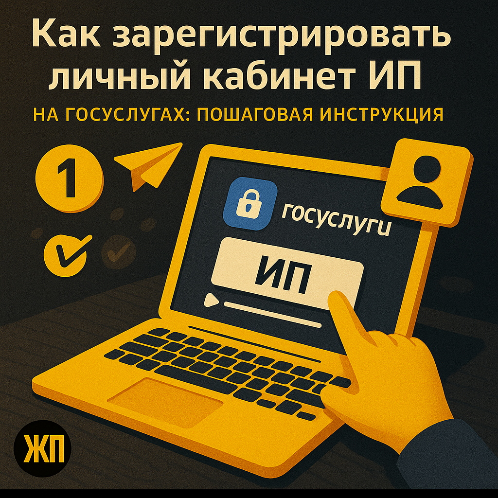 Как зарегистрировать личный кабинет индивидуального предпринимателя (ИП) на Госуслугах