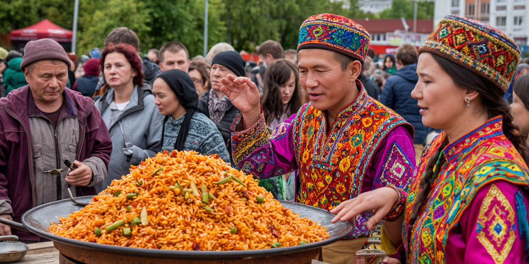 В Красноярске плов для иностранцев – бесплатно, для русских – 300 рублей: спасибо мэрии за праздник