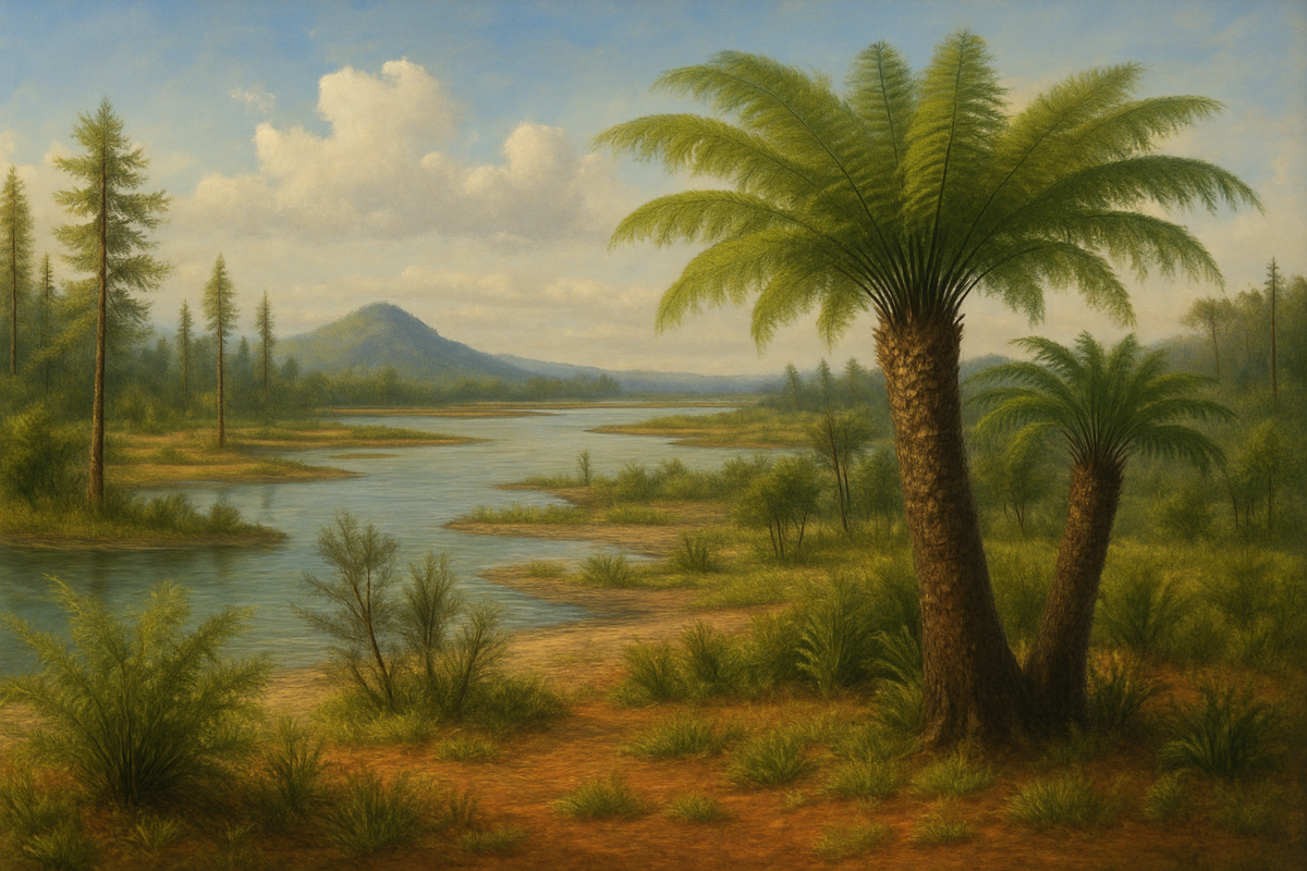 Примерно так выглядела современная Башкирии 280 млн лет назад 