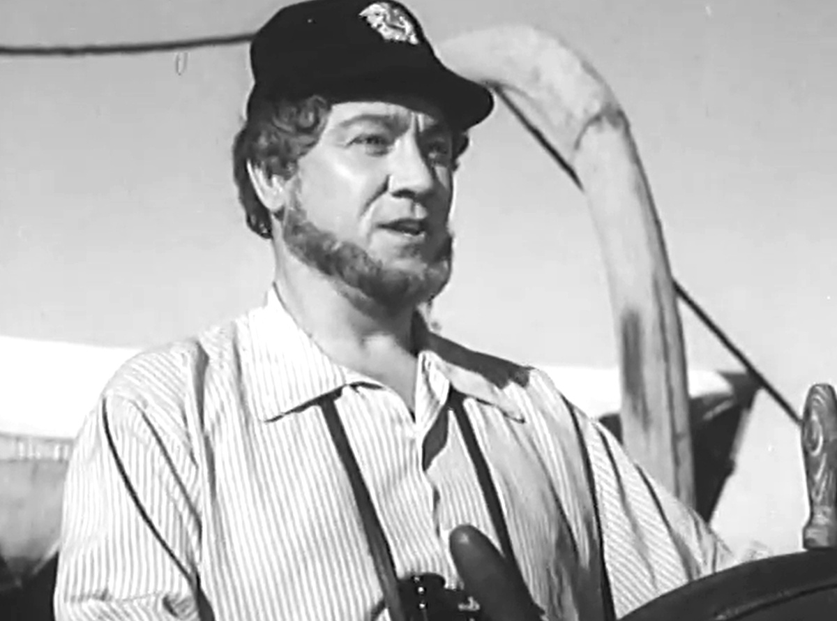 Кадр из кинофильма "Пятнадцатилетний капитан", 1945 г., режиссер Василий Журавлёв, сценаристы Георгий Гребнер, Василий Журавлёв, композитор Никита Богословский (скриншот) 