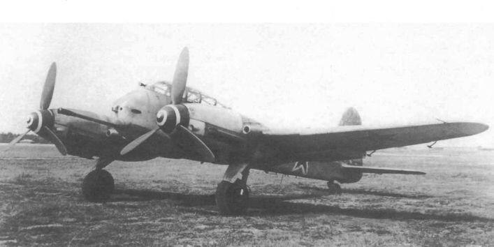 Messerschmitt Me.410 Hornisse. Me-410B-2/U4 на испытаниях в НИИ ВВС