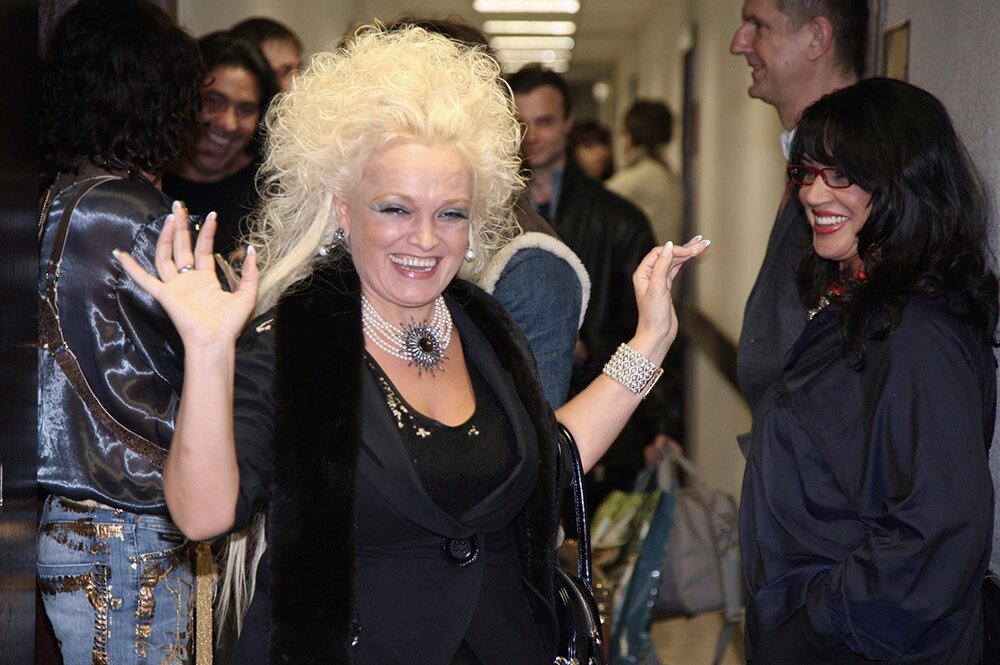    Певица Надежда Кадышева и певица Надежда Бабкина (справа) во время концертной программы «Песни для любимых» в Кремле, посвященной 8 Марта. 2008 год. Фото: РИА Новости/ Екатерина Чеснокова