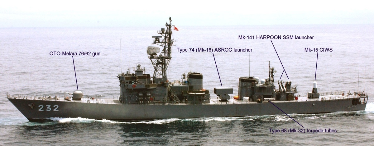 Япония передает шесть эсминцев класса Abukuma на Филиппины. Фото: ВМС Японии