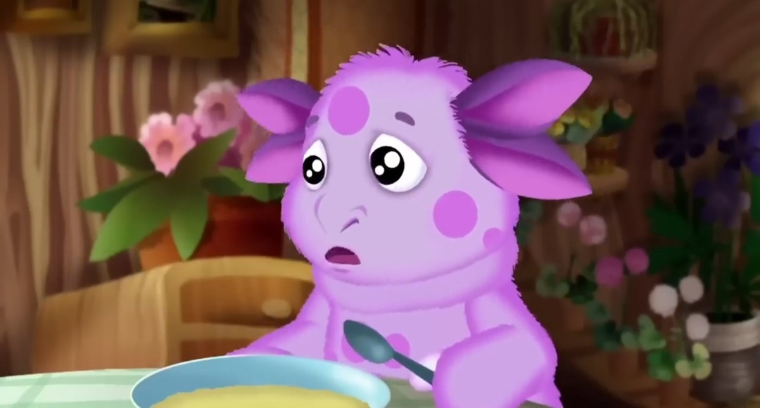 В серии "Пирог" Лунтик ел кашу, но в более поздней серии "Каша" лунный гость забудет, что это такое.