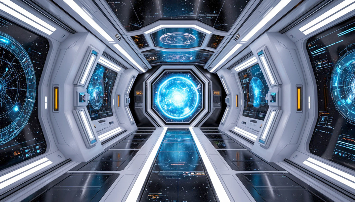 Внутри было просторно и светло.