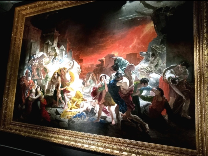 Картина К. Брюлова"Последний день Помпеи" 