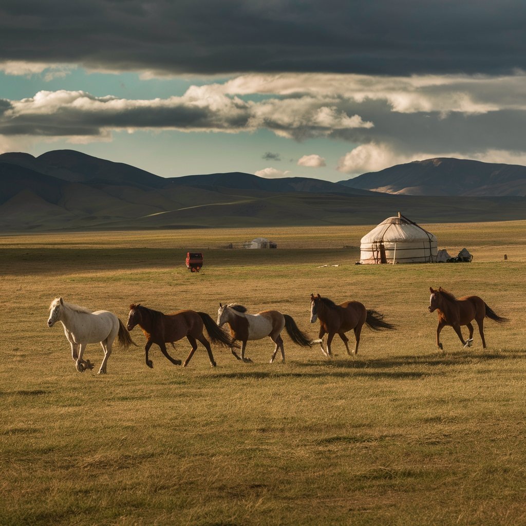 Скачущие кони