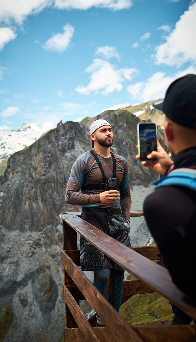 Я во время моего восхождения на г. Эльбрус.