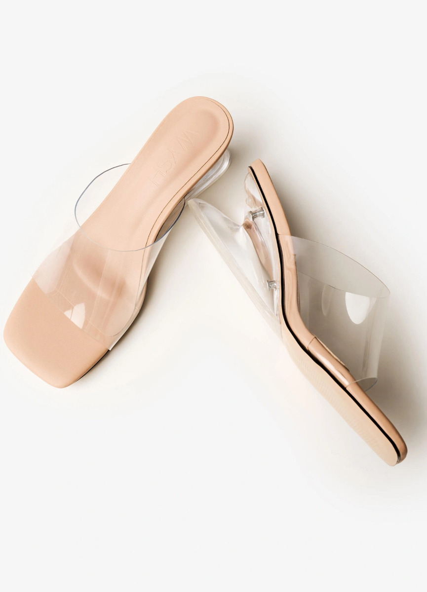 Мюли прозрачные