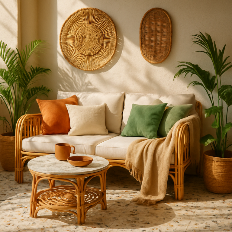    Сочетание ротанга и терраццо: как создать идеальный уют на даче и сделать уголок счастья своими руками Loza