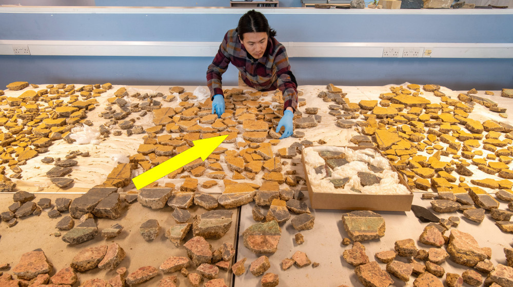    Самый сложный в мире пазл: археологи собирают тысячи осколков фрески древнего Римского виллы