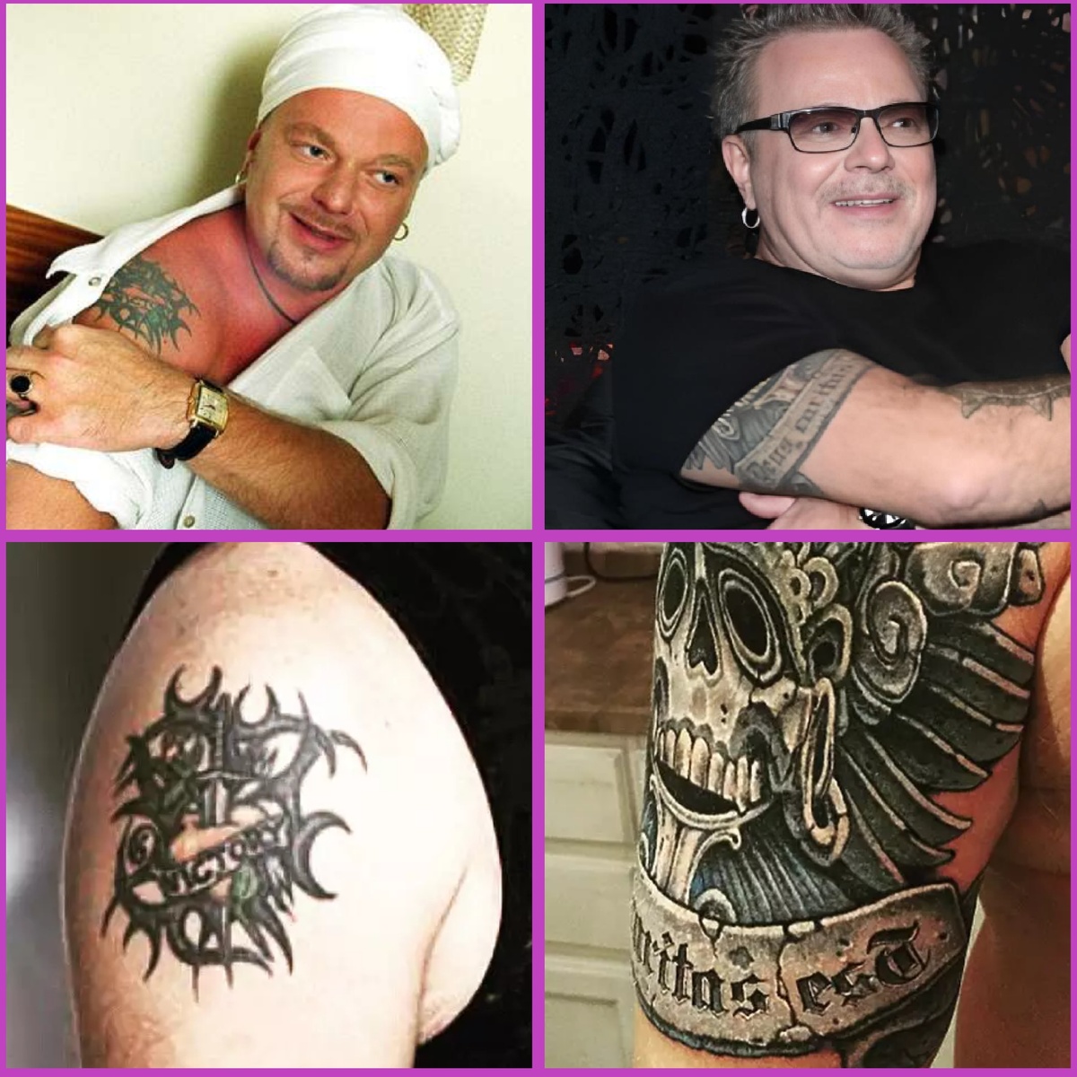 Нынешние татуировки у Владимира Преснякова интересные, сложные, масштабные