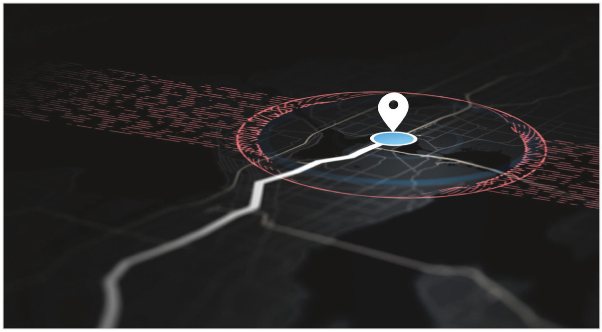 Рис. 1. Общий принцип определения координат