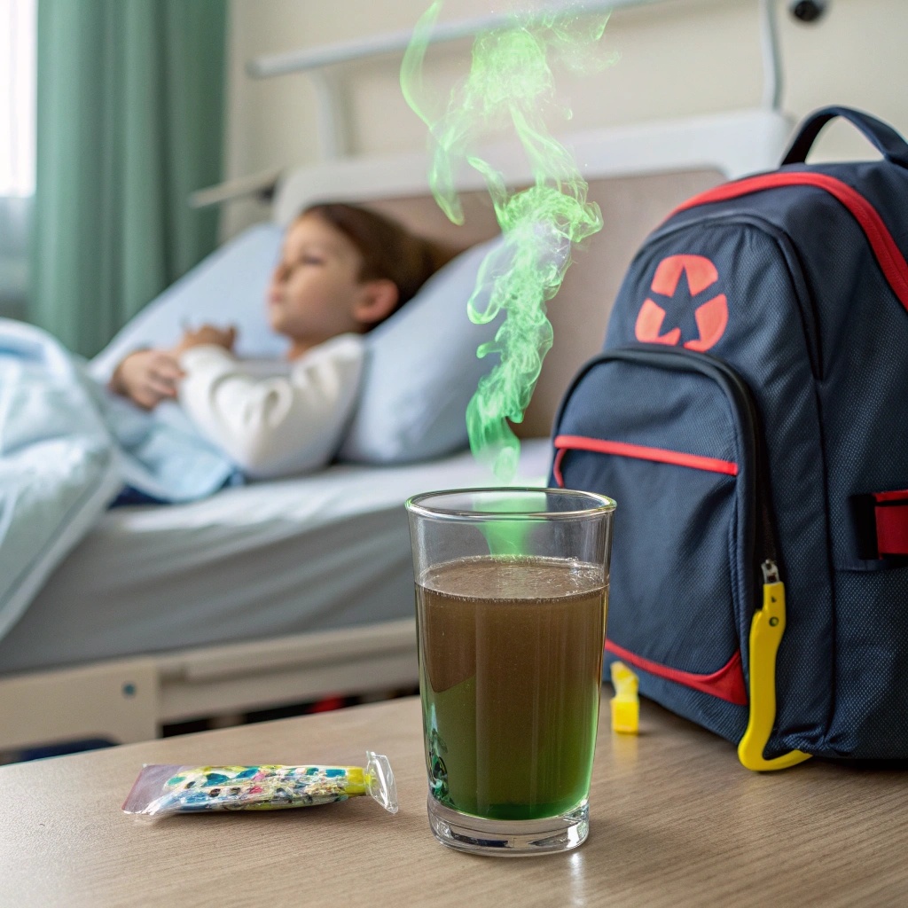 дети отравились зараженной водой