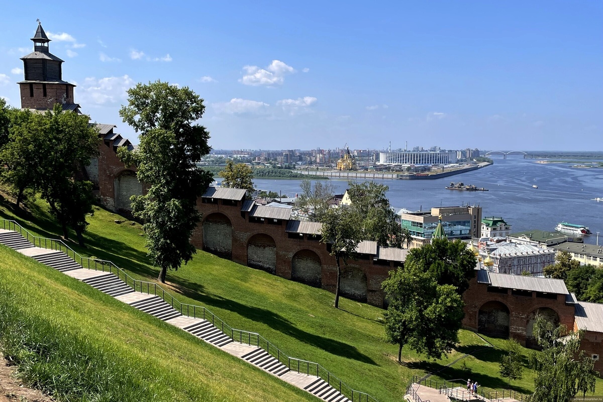 Нижегородский кремль. Вид на Стрелку Волги и Оки © Андрей Л.
