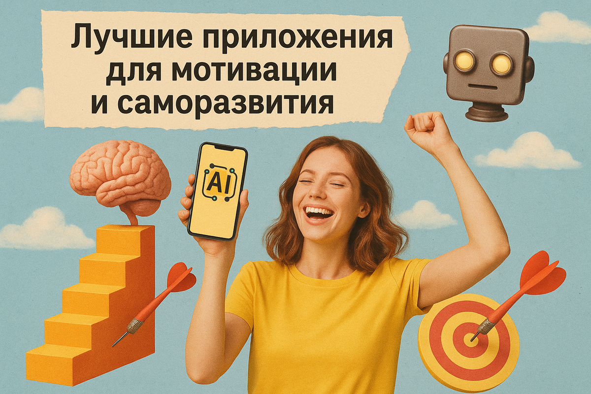 Лучшие приложения для мотивации и саморазвития с искусственным интеллектом
