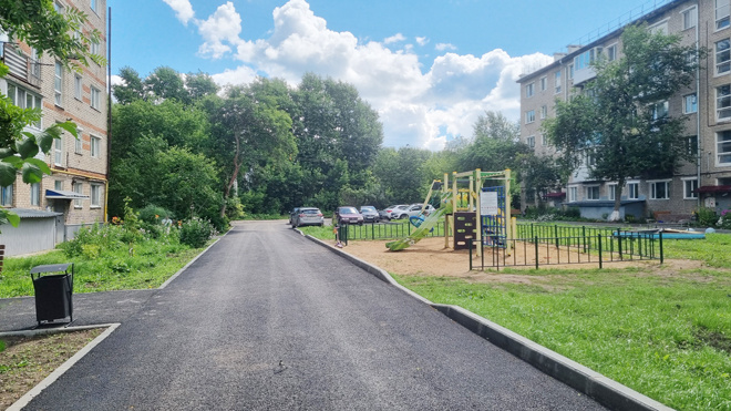 
Так после ремонта выглядит двор по адресу: ул. Ситникова, 78