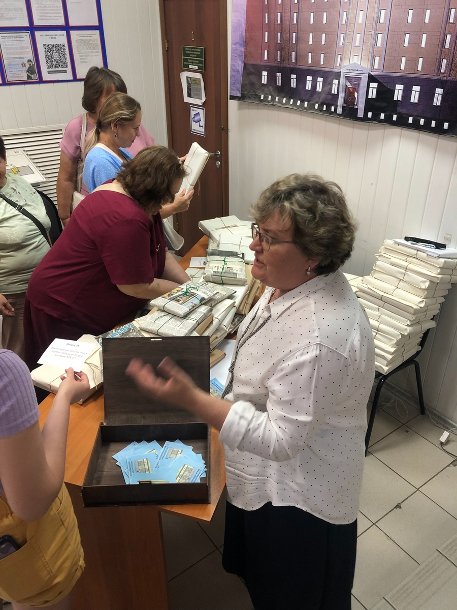 Пойлова Ирина Ивановна- библиотекарь ГАВО, Председатель Царицынского генеалогического общества. Фото автора