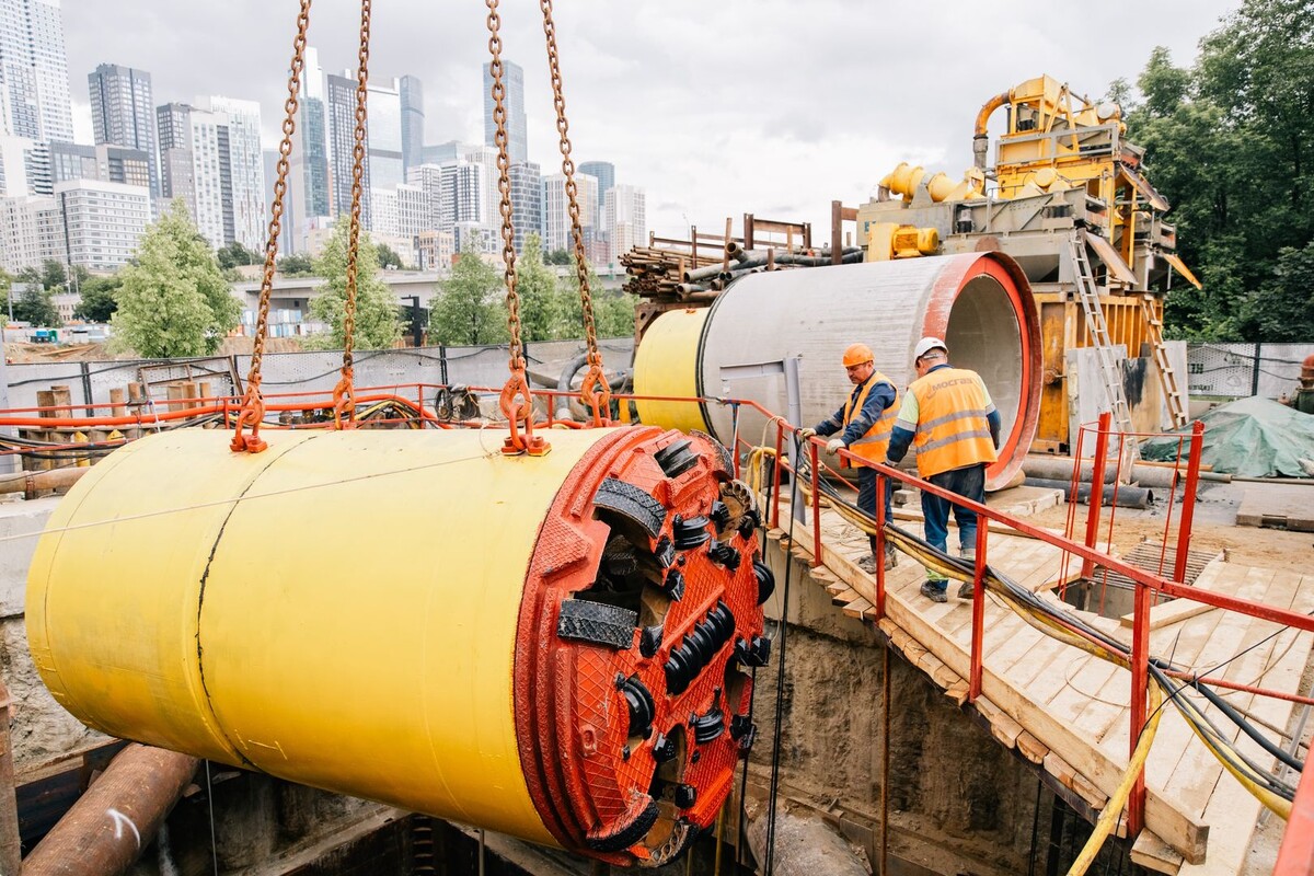    Строительство Шелепихинского подводного газопровода / Источник: mos.ru