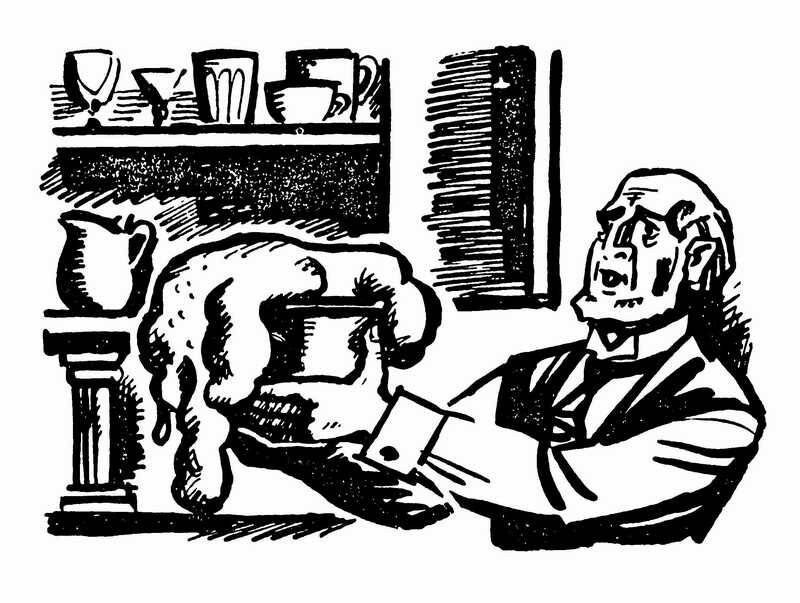 Иллюстрация к повести А. Беляева 