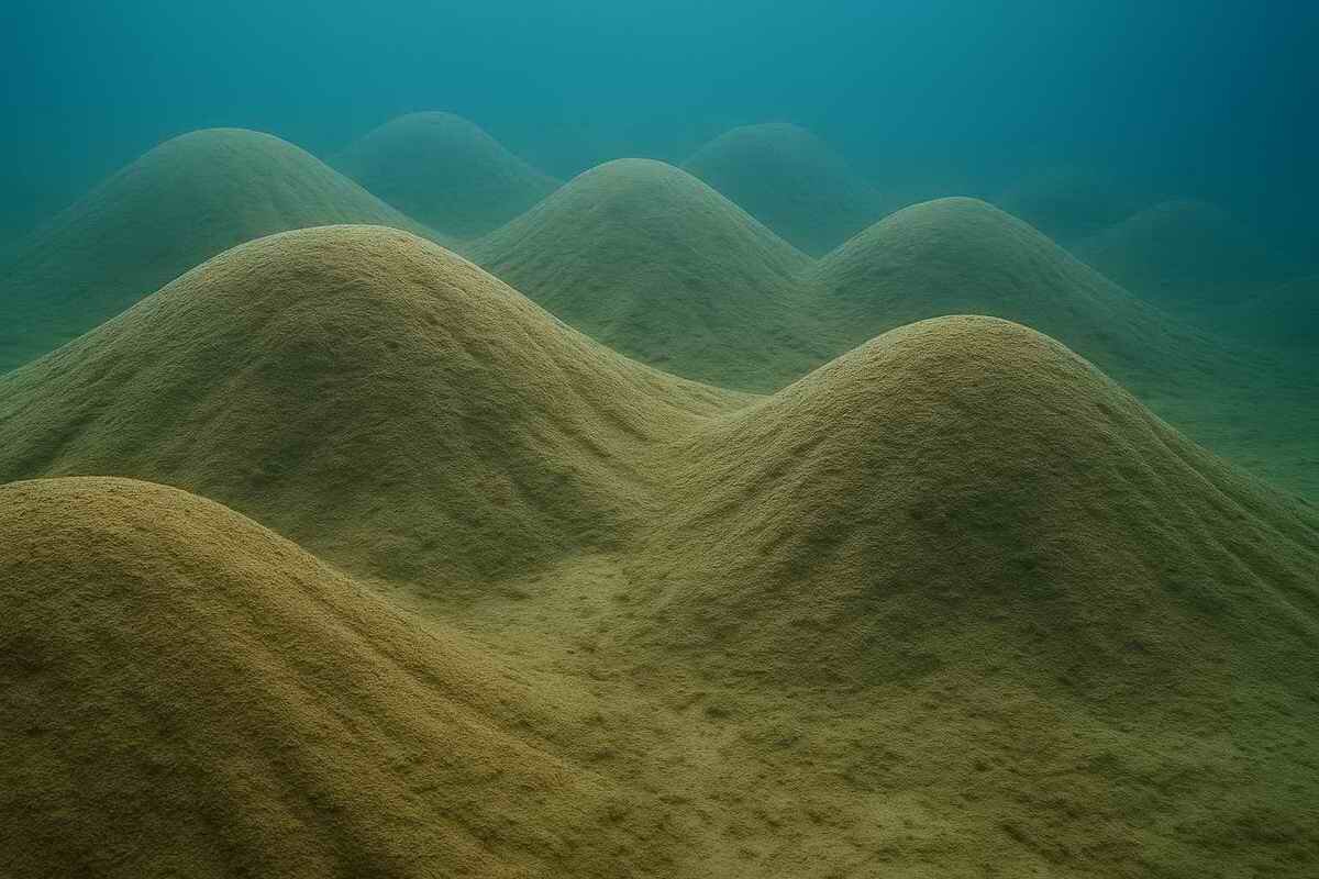 Геология Северного моря | Подводные песчаные курганы