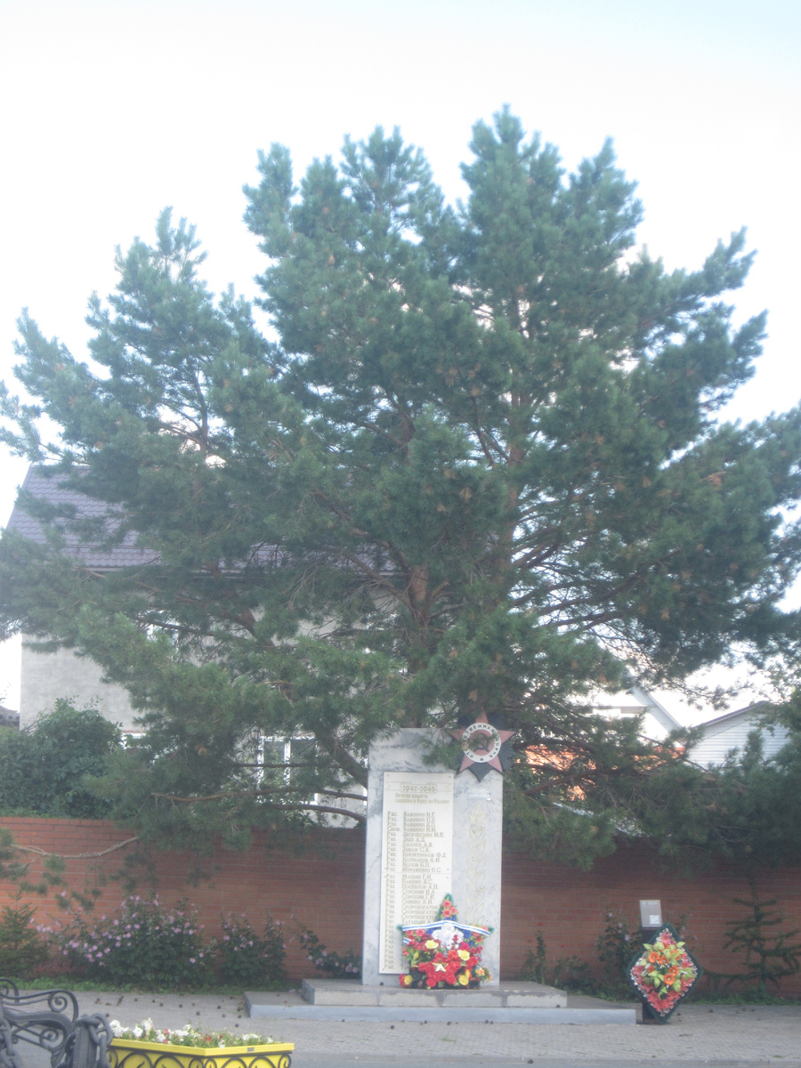 Тюмень, мемориал участникам ВОВ в районе Мыс, мое фото