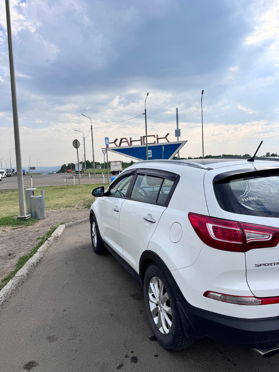 Около развязки  на Канск.