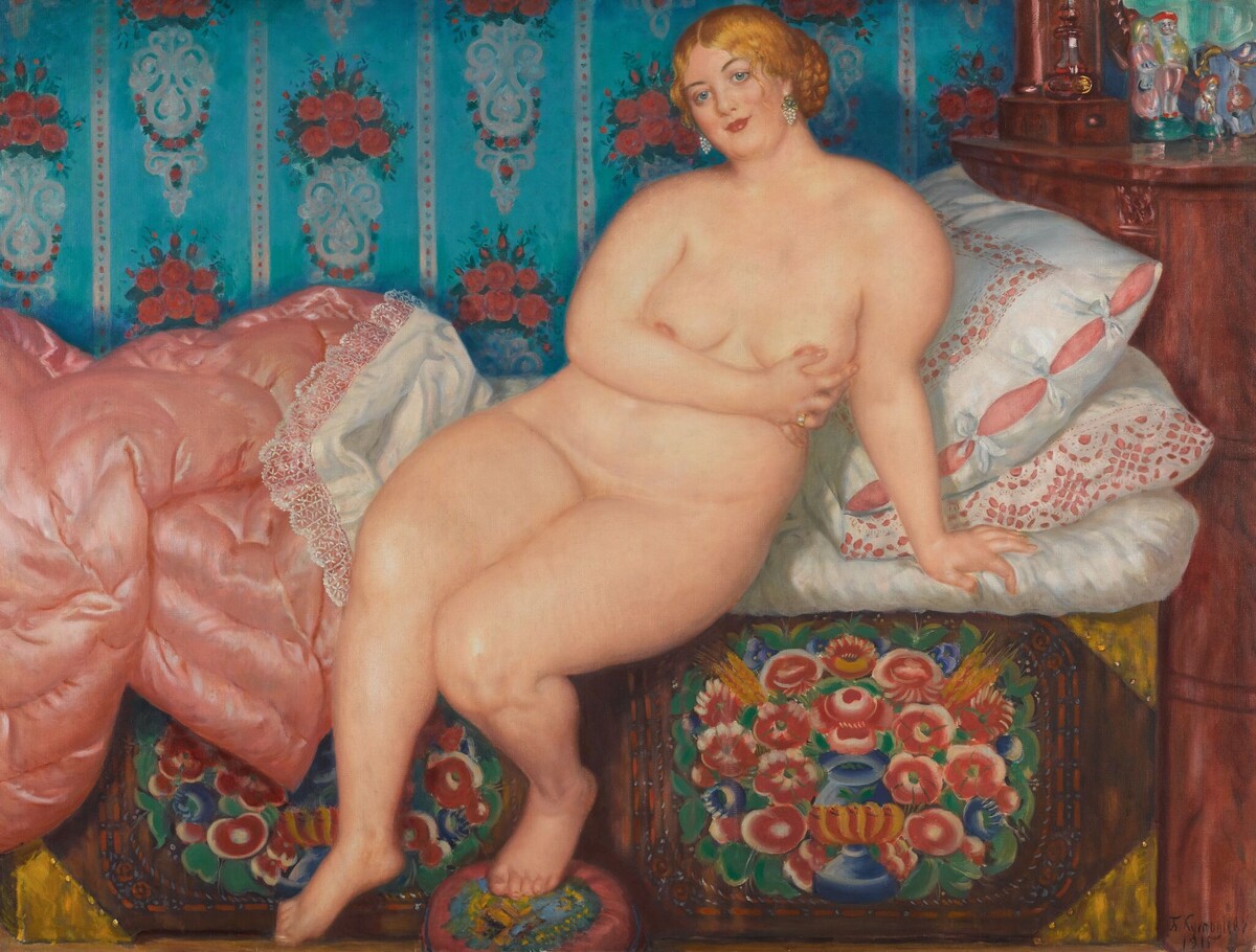 Борис Кустодиев. Красавица. 1915. Холст, масло.
Государственная Третьяковская галерея