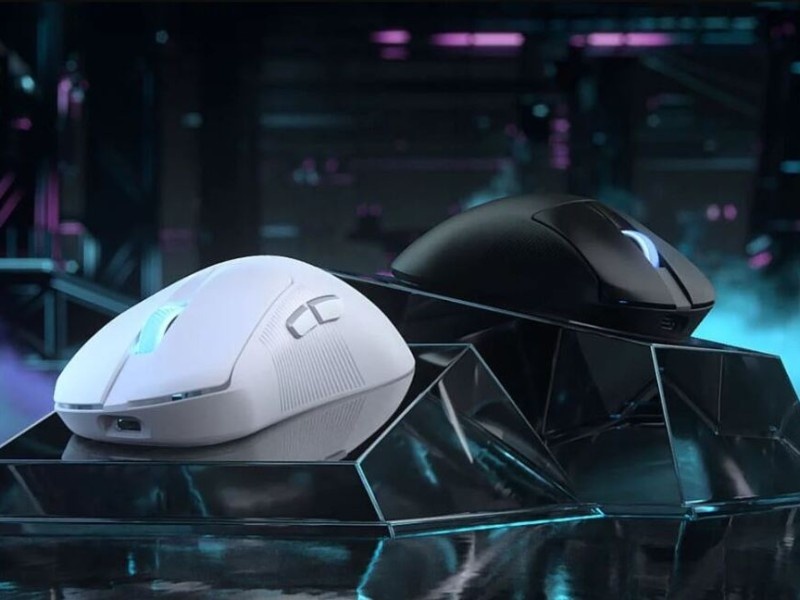    ASUS представила ROG Keris II Origin — игровую мышь с 42 000 dpi и быстрой заменой переключателей