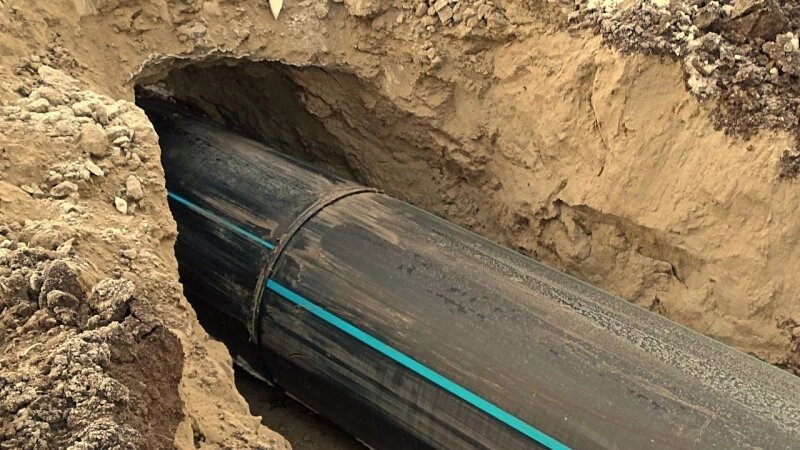     Прокладка трубопровода бестраншейным способом. Фото предоставлено пресс-службой «Росводоканал Барнаул», автор Лилия Болатаева.