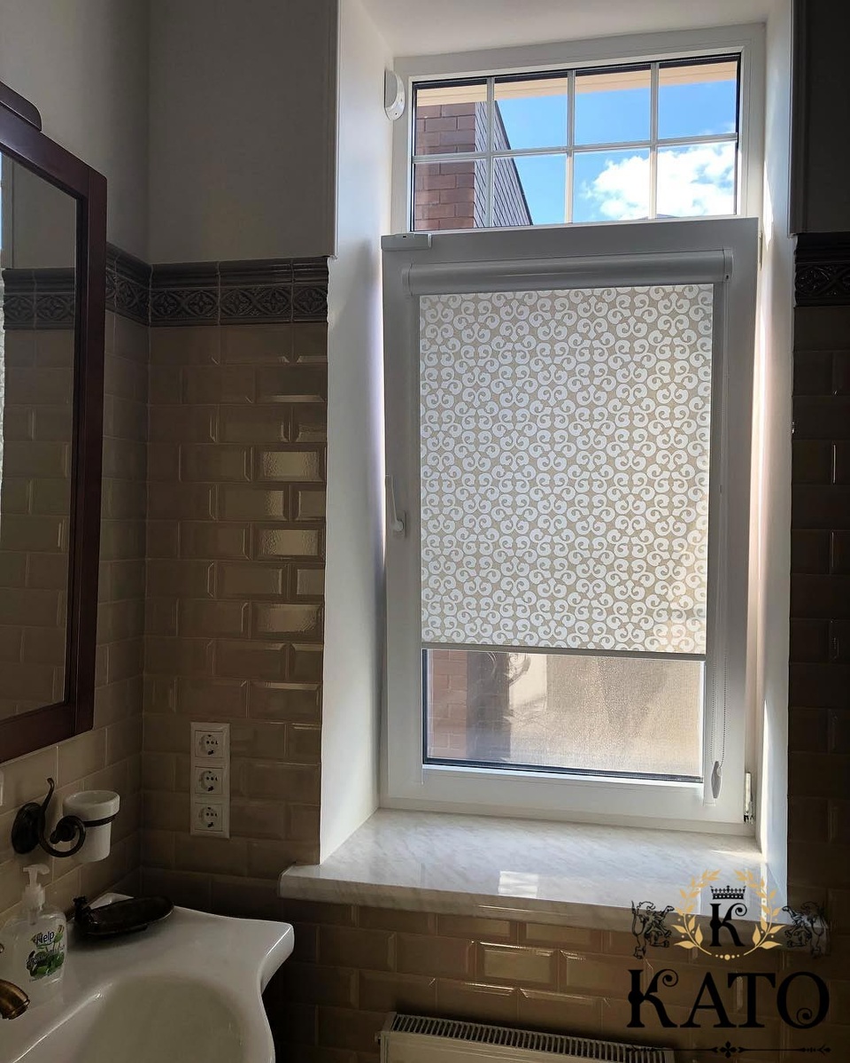 Рулонные шторы для ванной комнаты