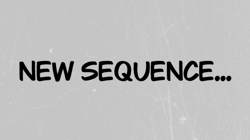 File - New Sequence or Crtl + N