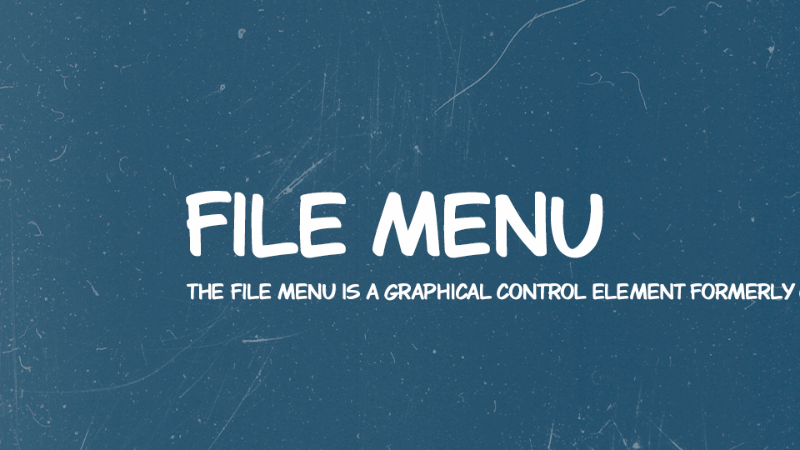 В некоторых операционных системах меню "Файл" также содержит команды для закрытия Windows и выхода из текущей программы
