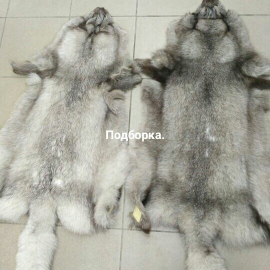 Пошив куртки из меха песца и кожи