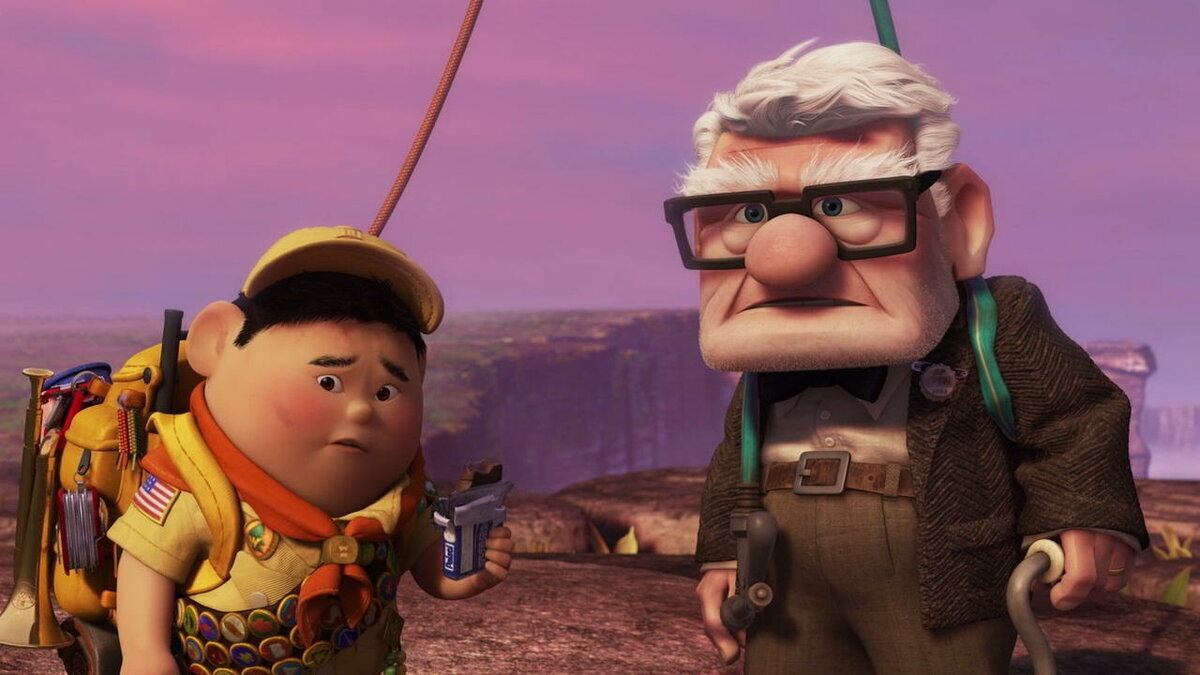 Кадр из мультфильма: «Вверх»