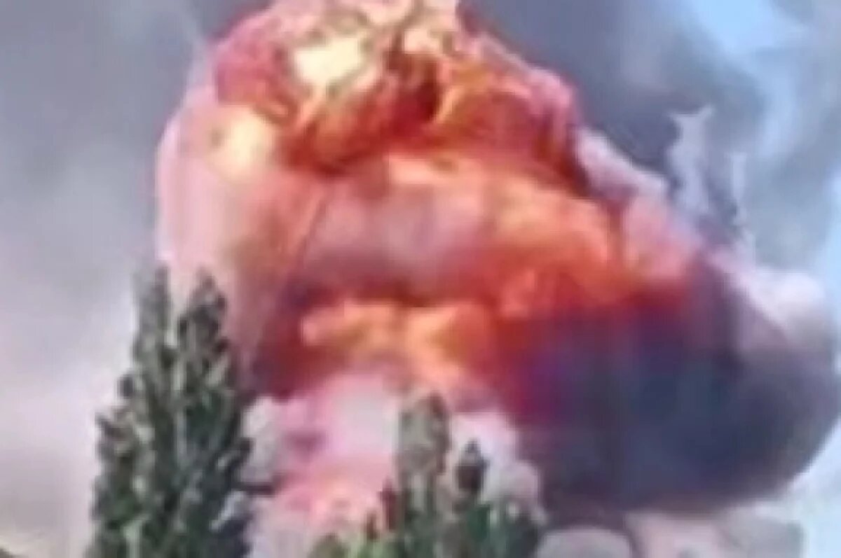    Над Одессой поднялся дым после серии взрывов