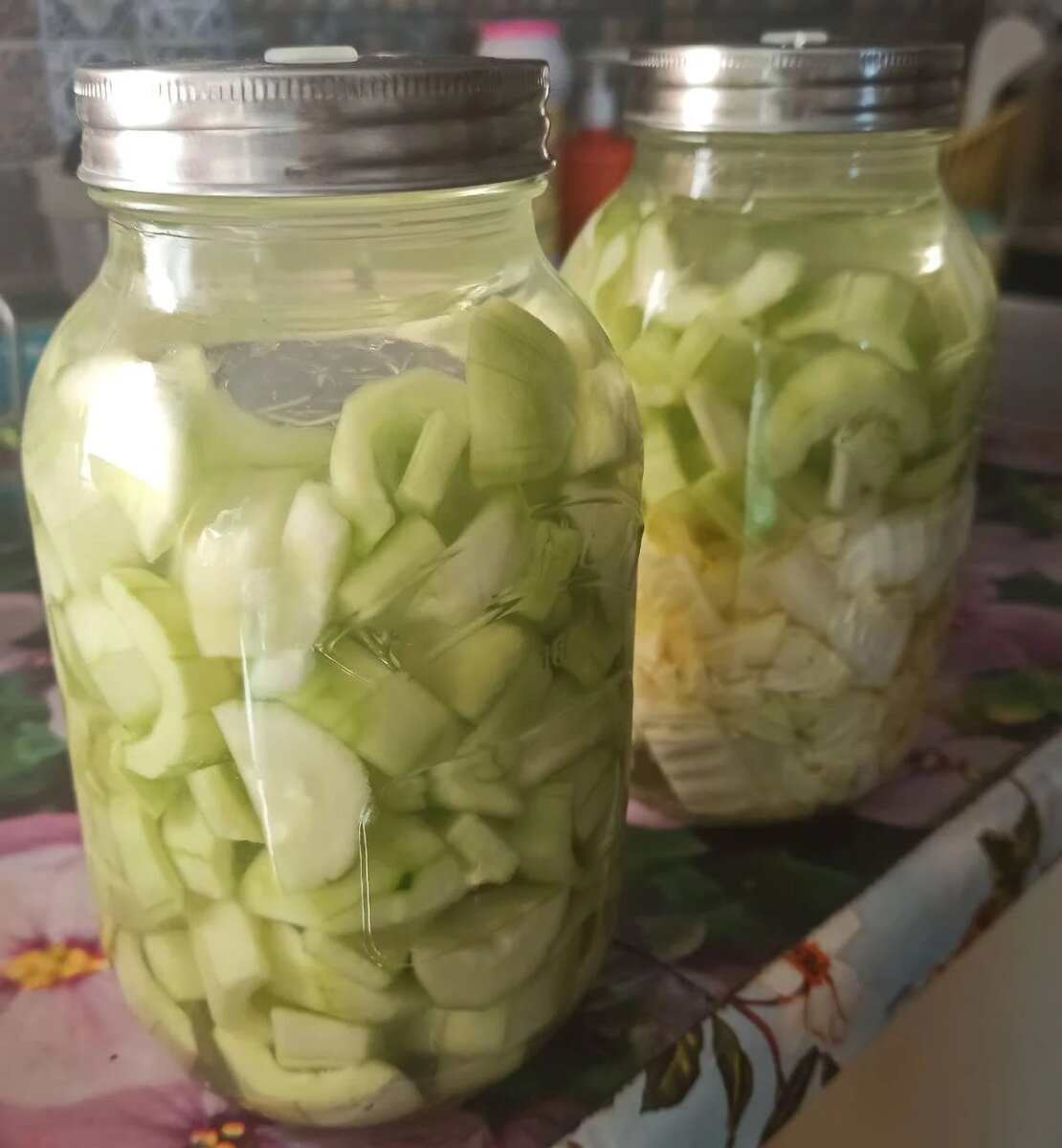 Первая партия огурцов