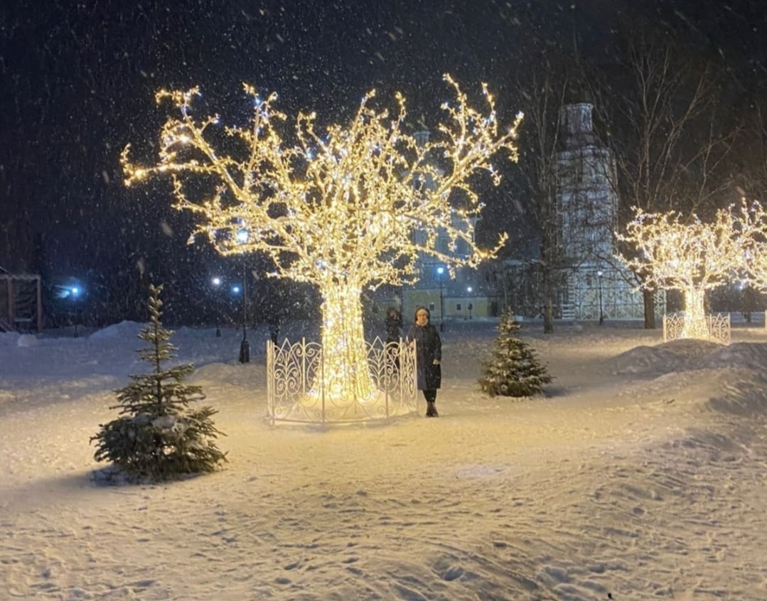 Великий Устюг в новогодние праздники. 