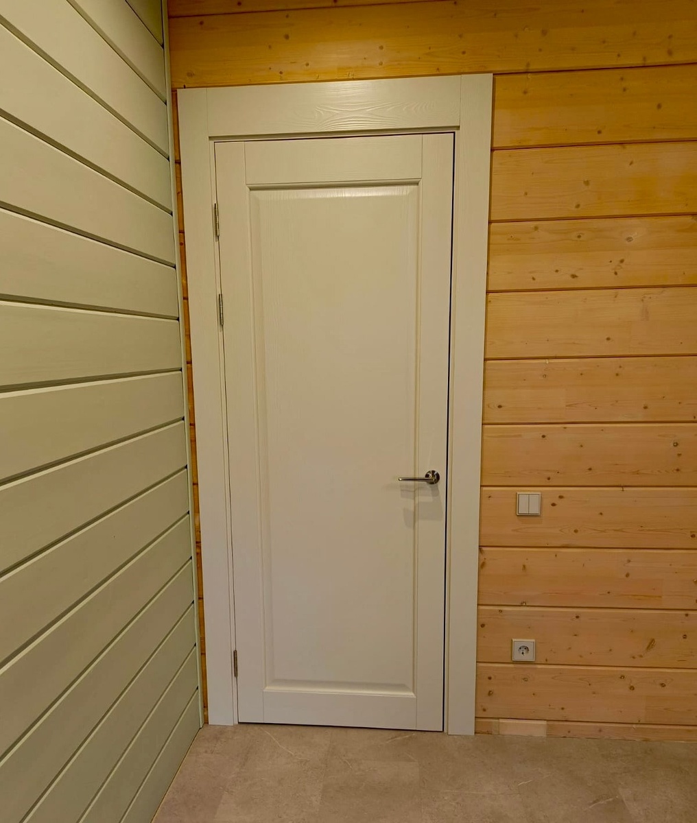 Двери из массива сосны модель Триплекс ПГ в цвете NCS S 1505-Y40R